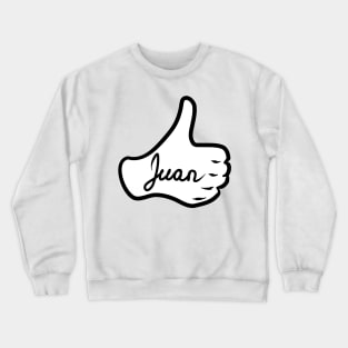 Men name Juan Crewneck Sweatshirt